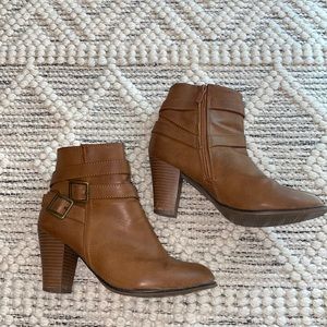 Brown booties